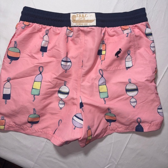 The Beaufort Bonnet Company Other - NWOT TBBC Tortola Swim Trunks Winding Bay Buoy Pink Nautical Preppy Boys 14